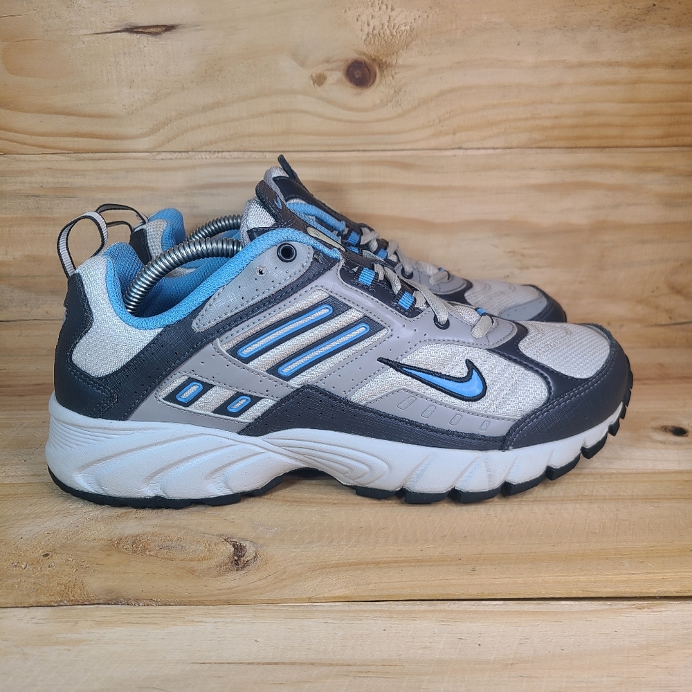 Nike Scramble TR 2 Athletic Running Sneakers Women's 10 Gray Blue White